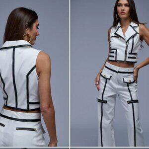 HAMPTONS TRIMMED VEST - XL